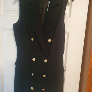 Miss Selfridge Womens Black Suit